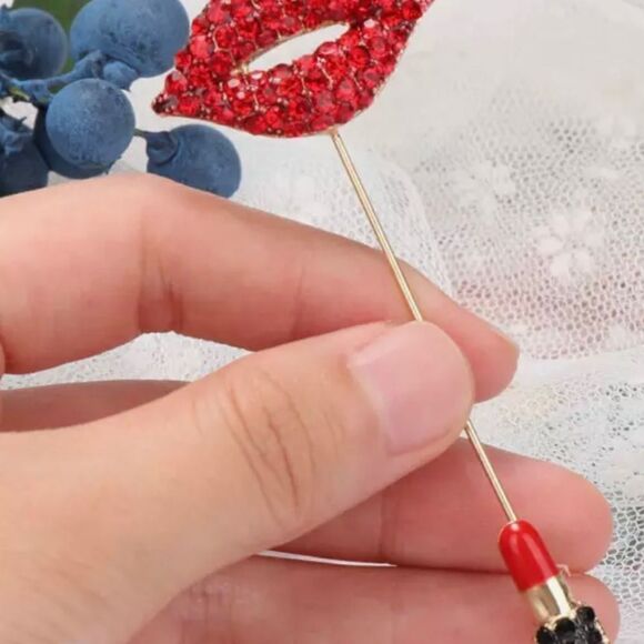 LIPSTICK BROOCH‎ - Picture 2 of 5